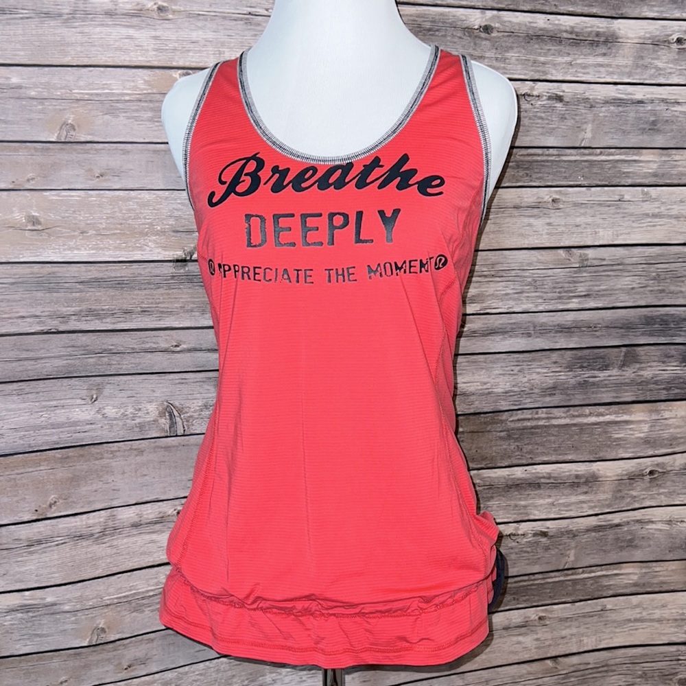 Rare Lululemon Breathe Deeply Racerback Tank